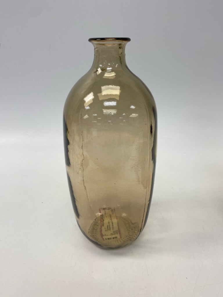 Brown Glass Vase
