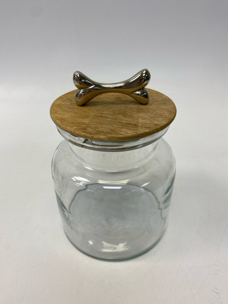 Clear Natural Bone Wood/Glass Misc. Pet