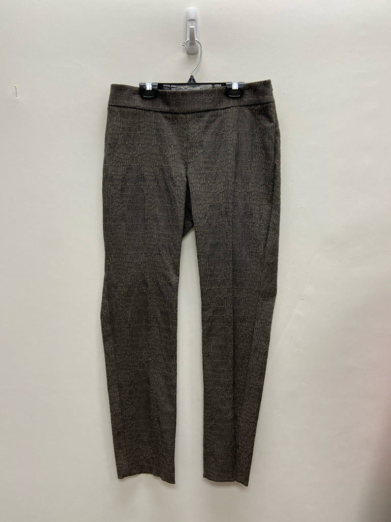 WORTH Size 6 Dark Taupe Texture Ladies Pants
