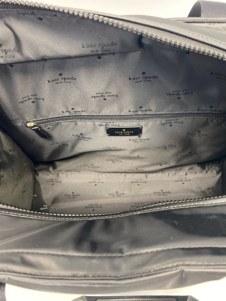 Kate Spade Black Puffer Tote Bag