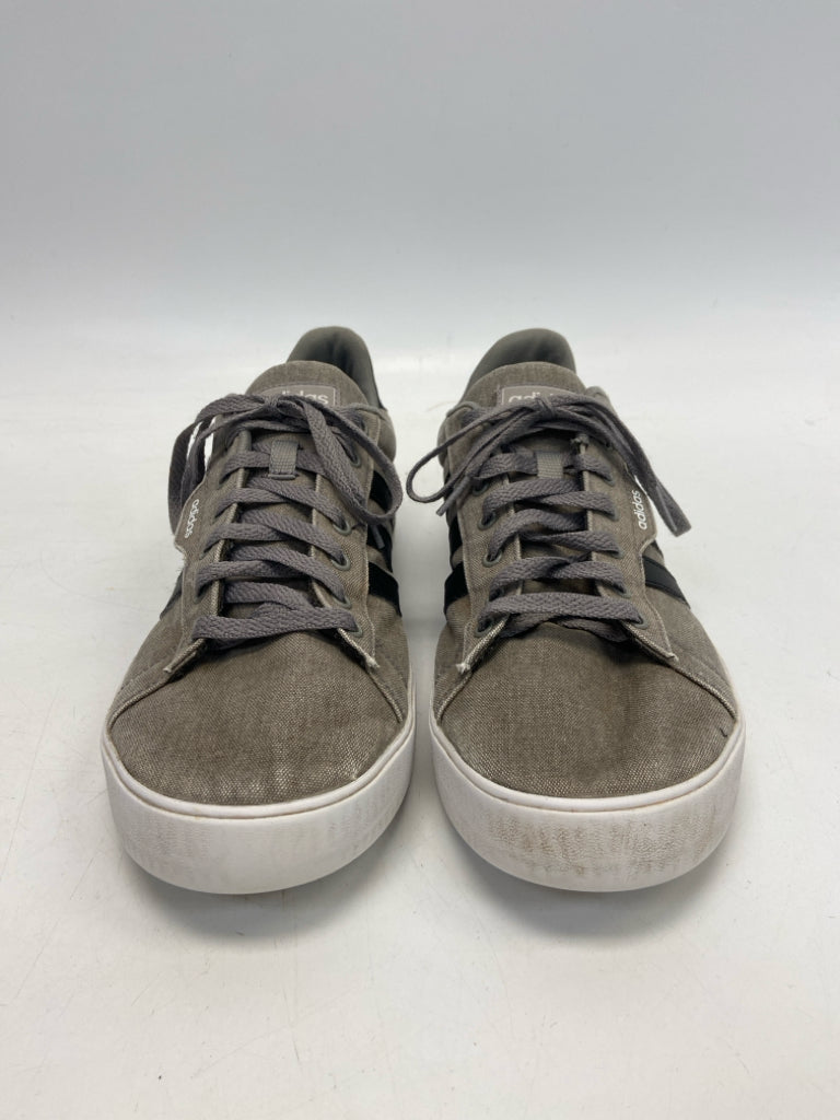 Adidas Size 11 Brown Black Lace-Up Men&