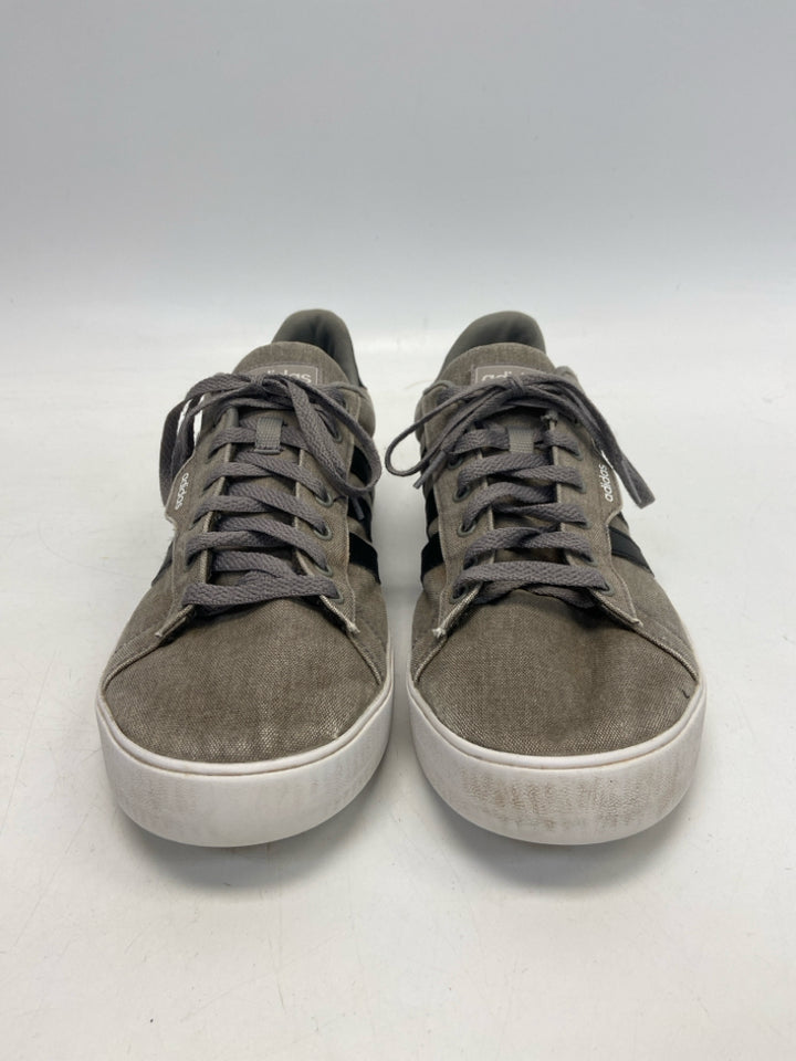 Adidas Size 11 Brown Black Lace-Up Men&