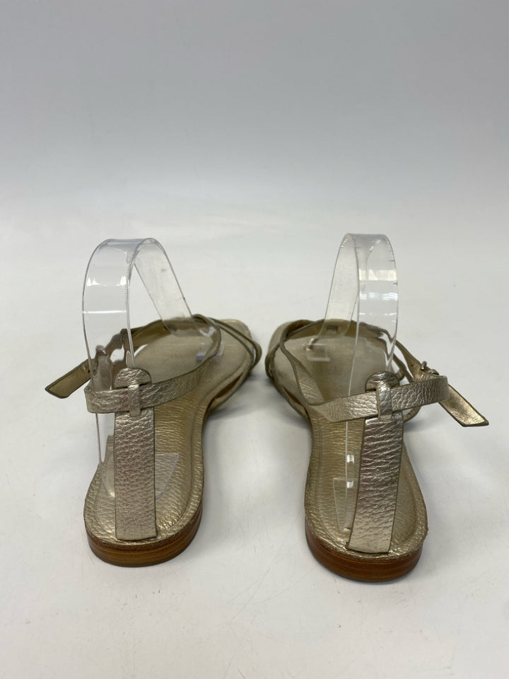 Banana Republic  Size 9.5 Gold Sandals