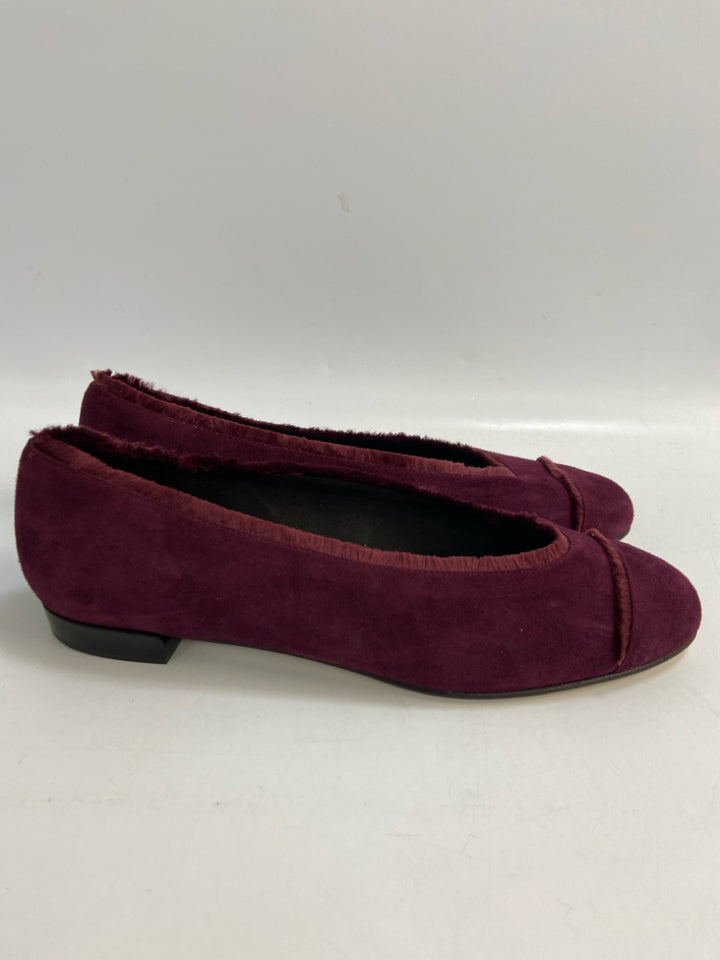 Stuart Weitzman US Shoe Size 8.5 Cranberry Flats