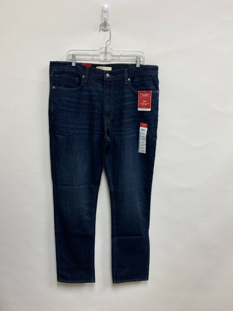 NWT Levi Size 38 Dark Denim Men&