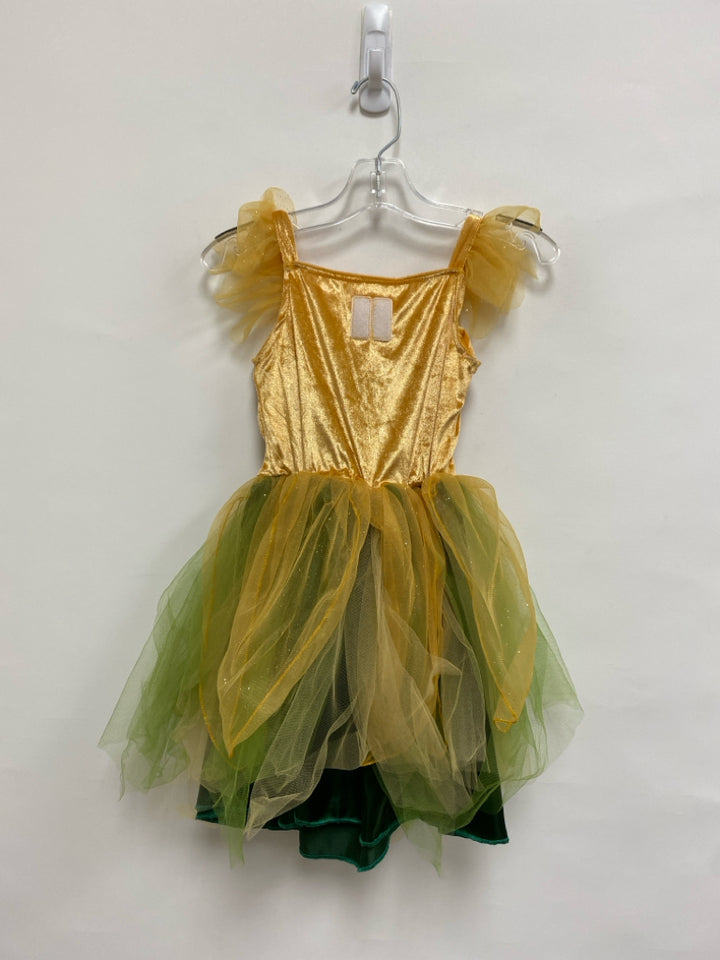 SIZE 5/6 Goldenrod Green Ruffles Sleeveless Tulle Girl&