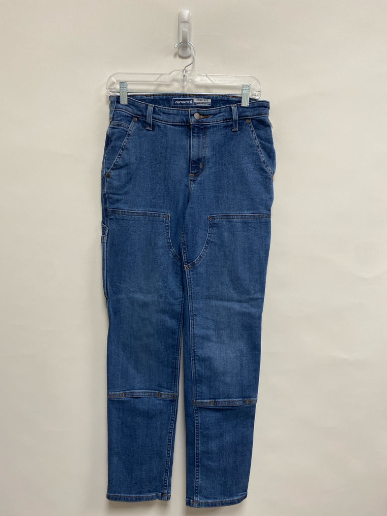 Carhartt Size 4 Blue Trimmed Ladies Jeans