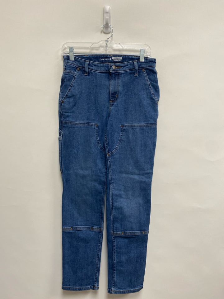 Carhartt Size 4 Blue Trimmed Ladies Jeans