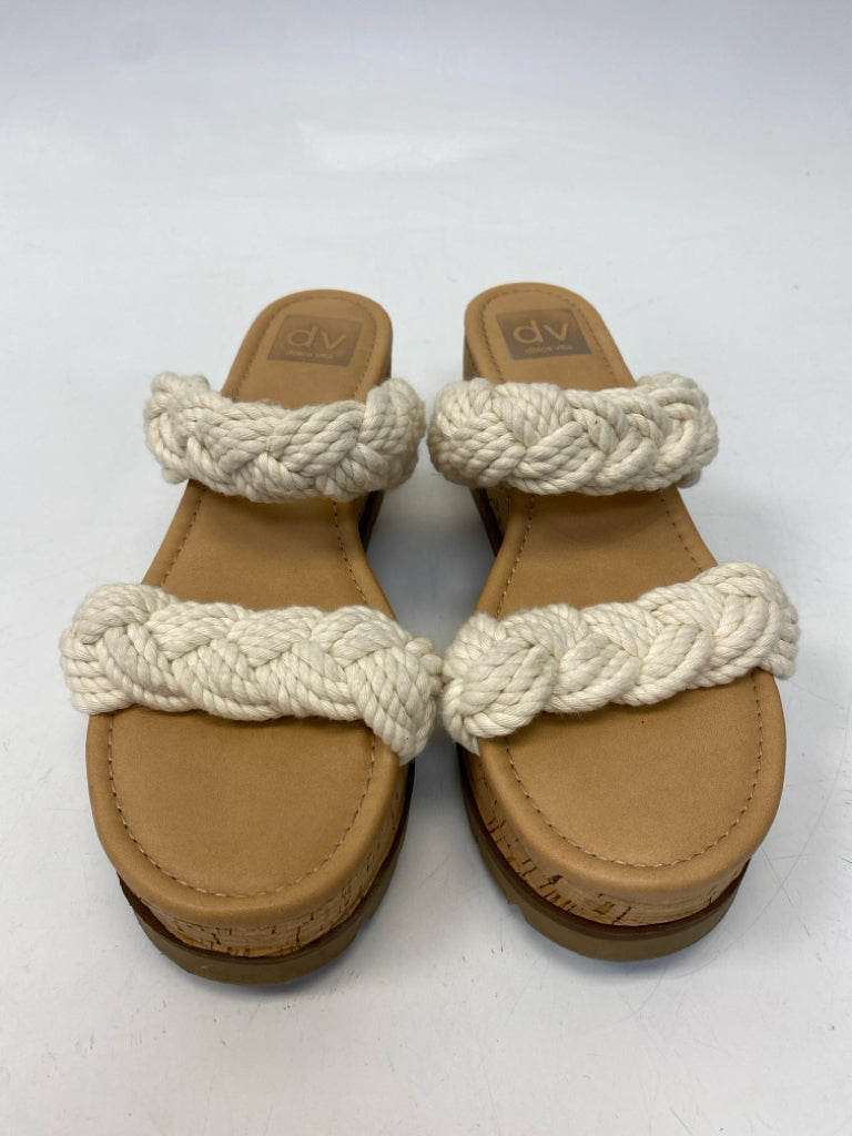 Dolce Vita  Size 7.5 Cream Braided Sandals