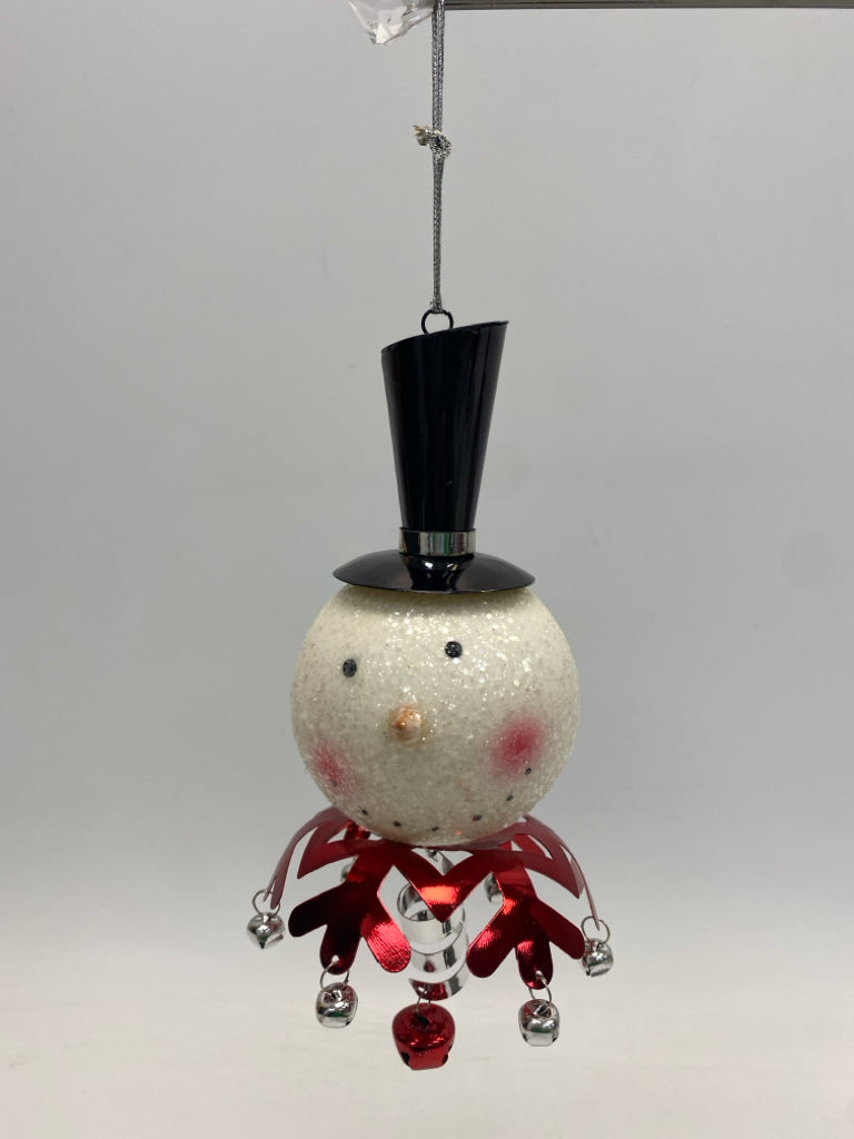 White Black/Red Ornaments
