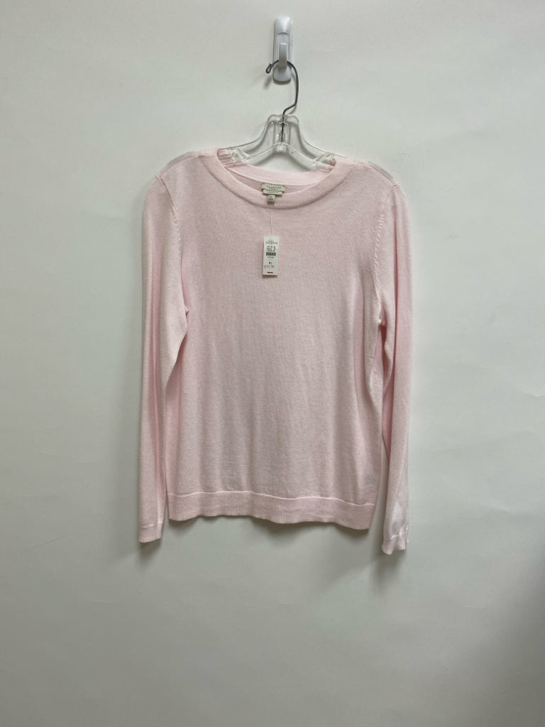 NWT Talbots Size LP Pale Pink Petite Sweater