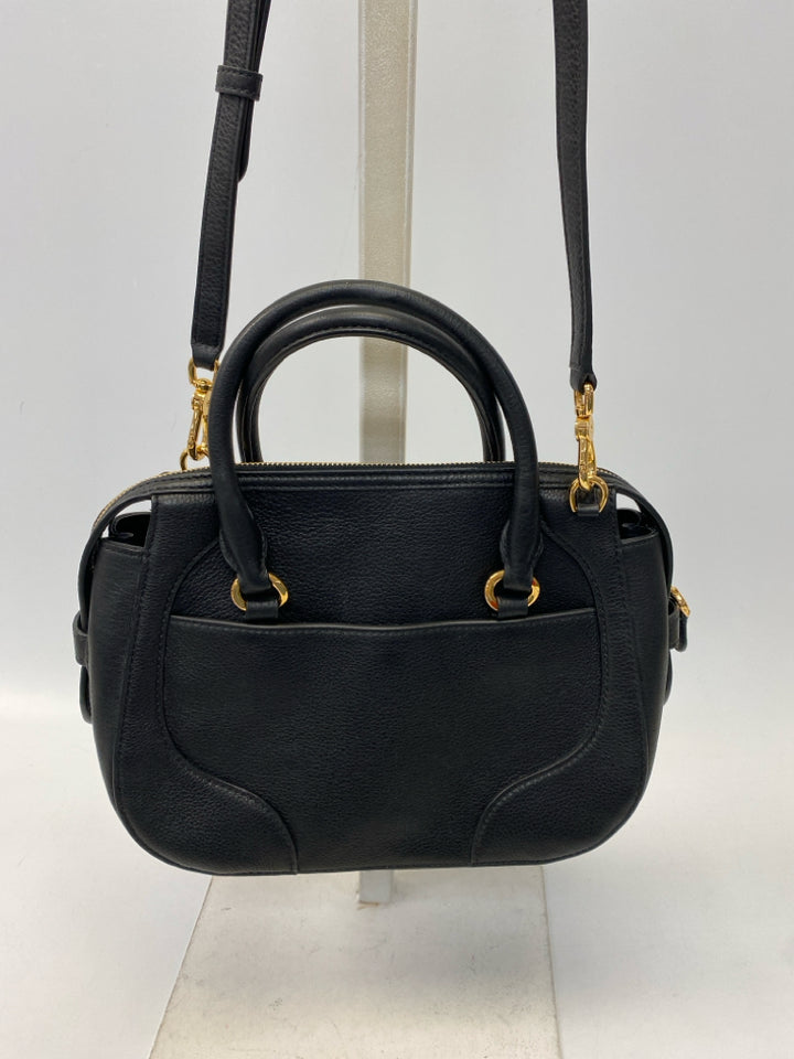 Ralph Lauren Black Gold Accent(s) Handbag