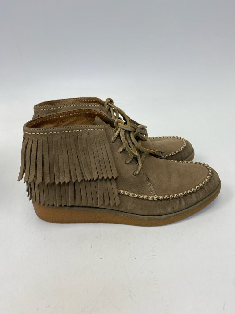 UGG US Shoe Size 7 Brown Fringe Boots