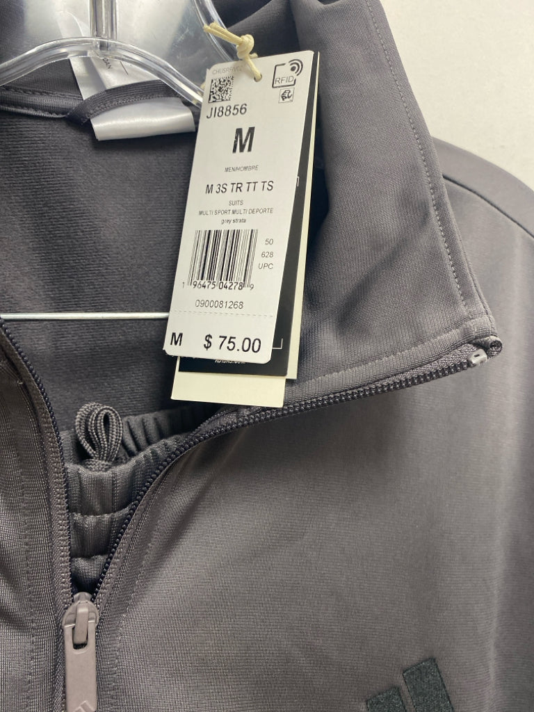 NWT Adidas Size M Dark Gray Black Men&
