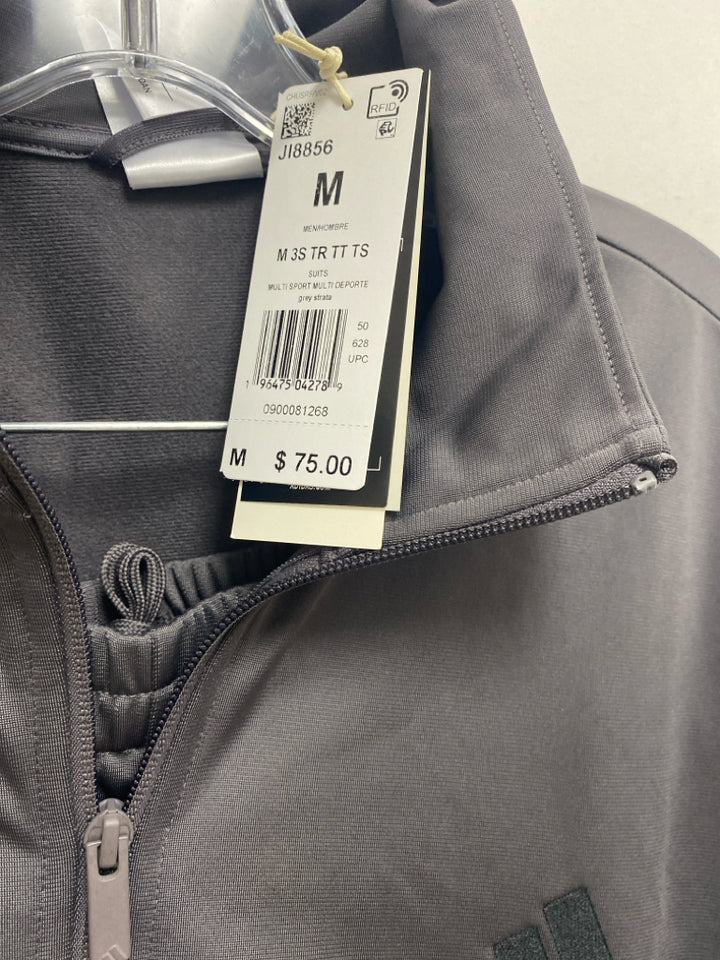 NWT Adidas Size M Dark Gray Black Men&