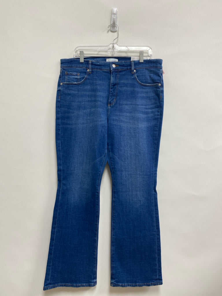 NWT LOFT Size 16P Blue Plus Size Jeans