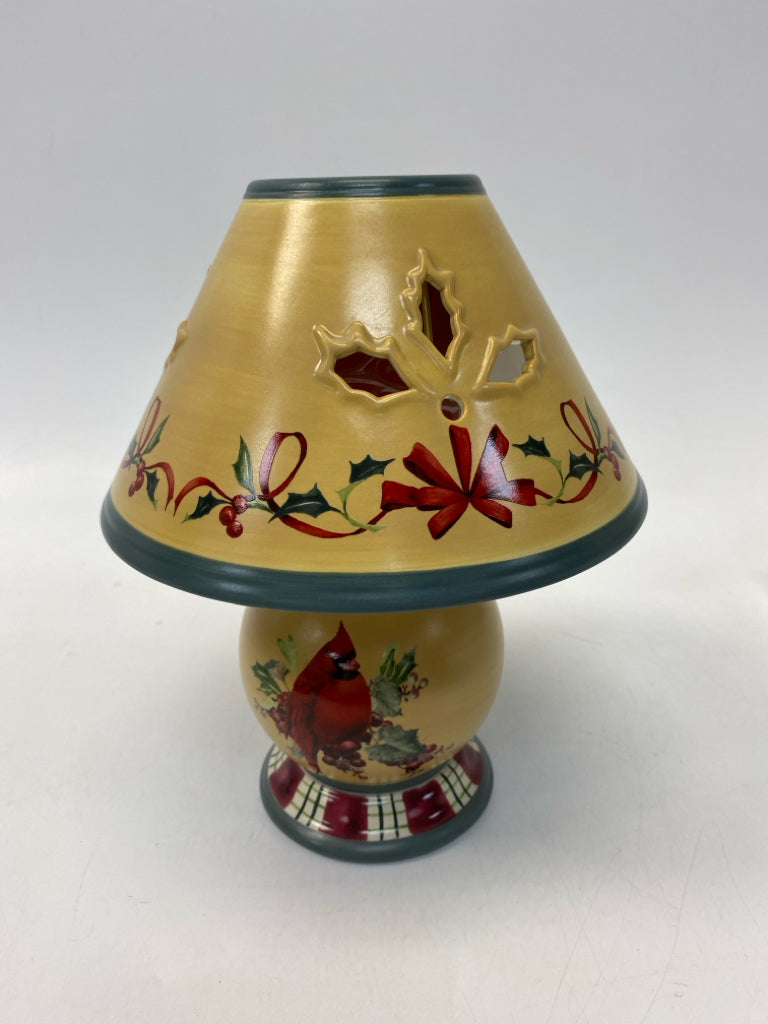 Lenox Cream Red/Multi Cardinal Candleholder(s)