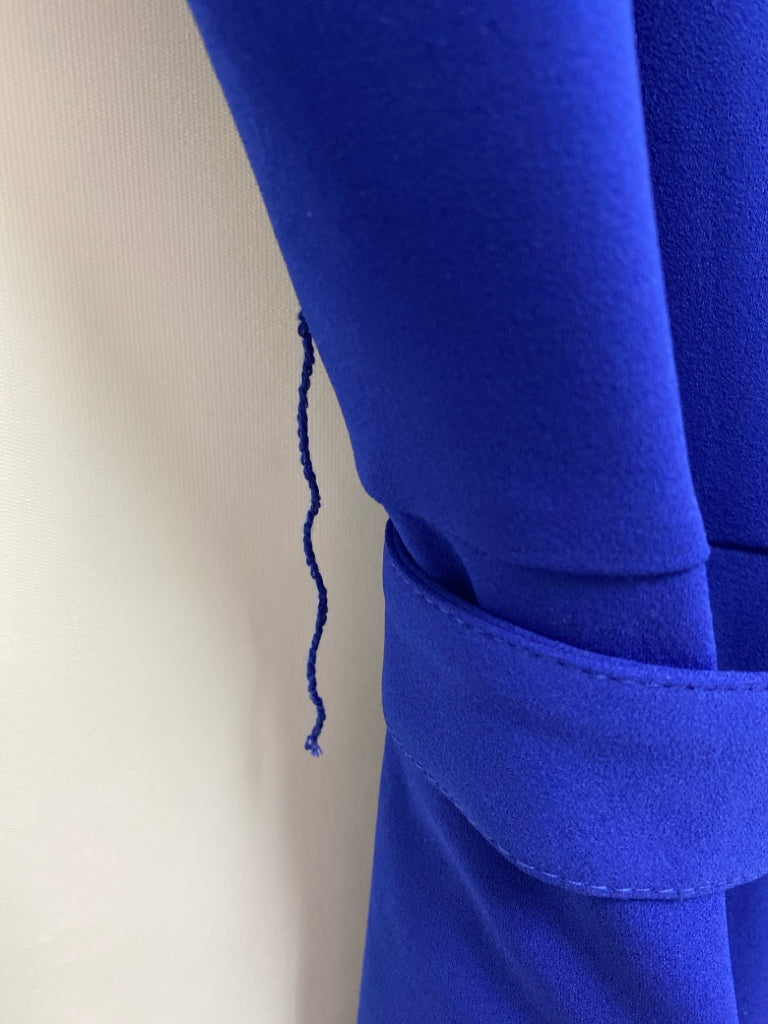 NWT Calvin Klein Size 14 Royal Blue Sleeveless Ladies Dress