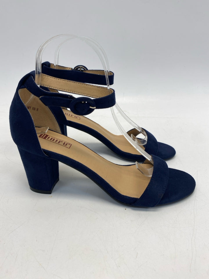 US Shoe Size 8 Navy Sandals