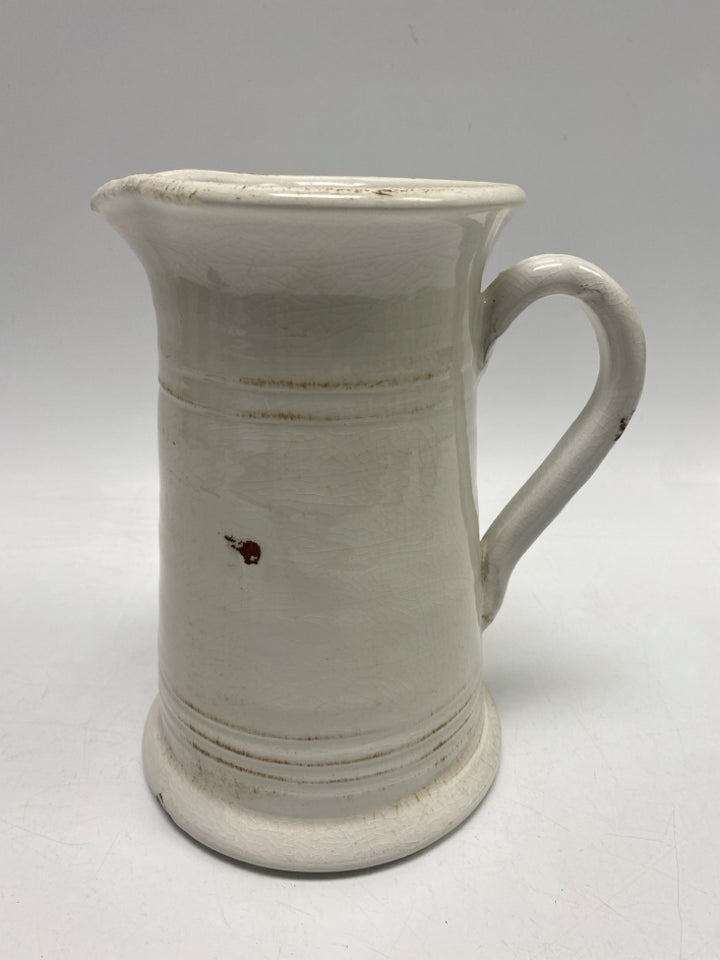 Cream Crackle Ceramic Vase