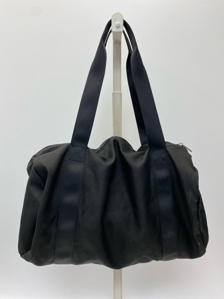 Victoria Secret Black White Words Duffle Bag