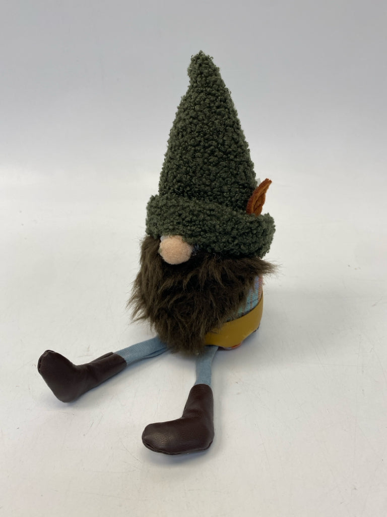 Green Blue/Multi Plaid Stuffed Figurine