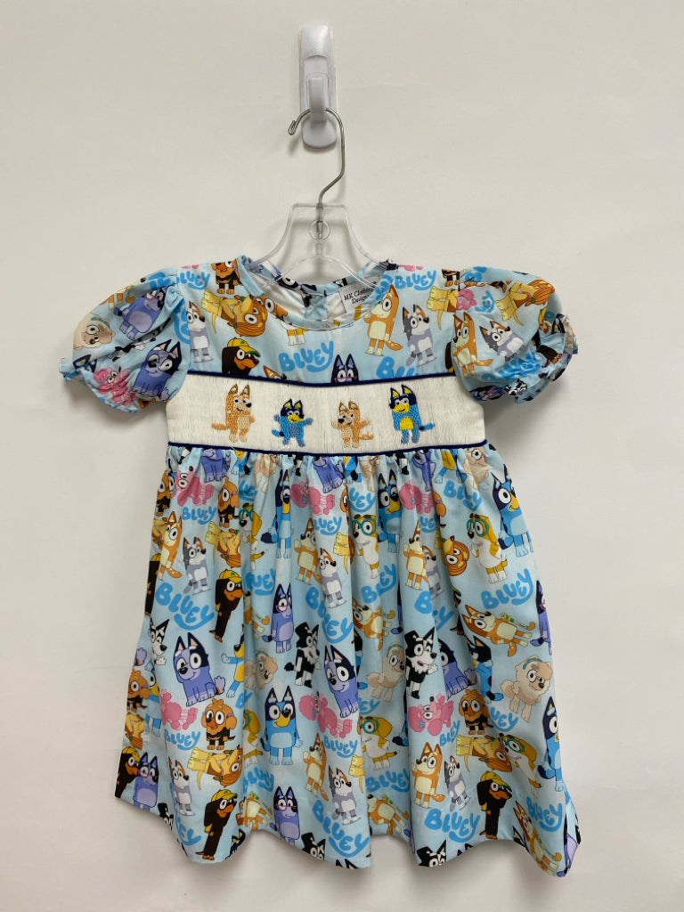 SIZE 5 Aqua Orange Bluey Girl&