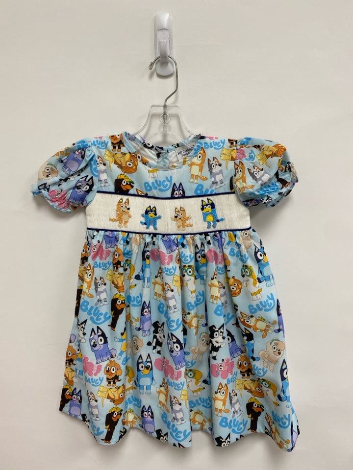 SIZE 5 Aqua Orange Bluey Girl&