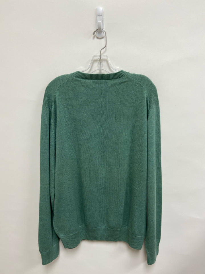 BEN SILVER Size XL Seafoam Pima Cotton Men&