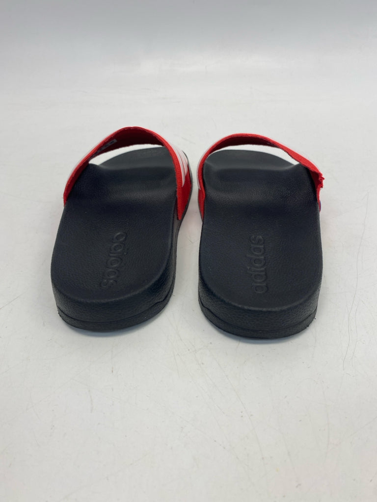 Adidas SIZE 12 Red White Stripe Boy&