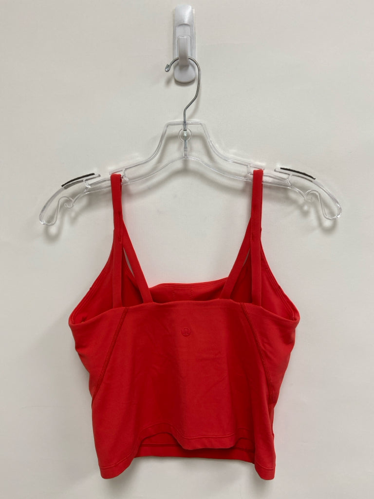Lululemon Size 6 Red Athletic  Bra
