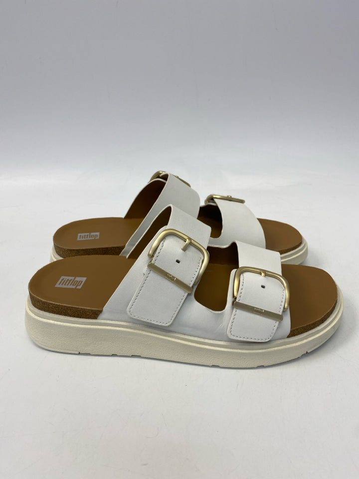 Fit Flop  Size 10 White Sandals