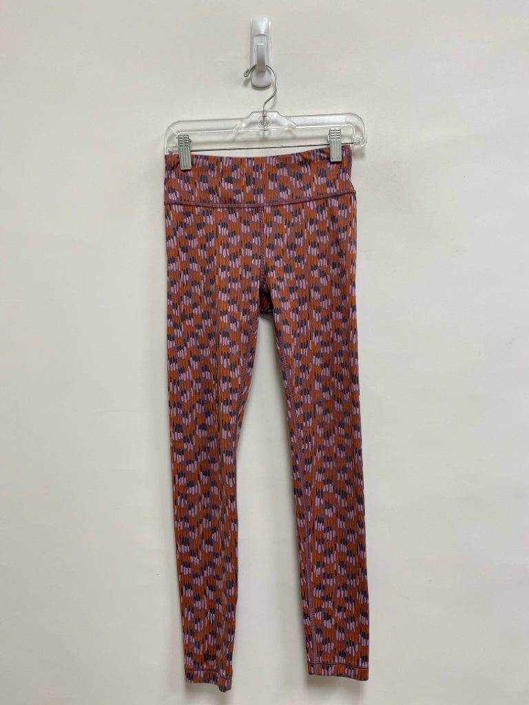 Athleta Girl SIZE 8/10 Orange/Pink Mauve Lines Girl&