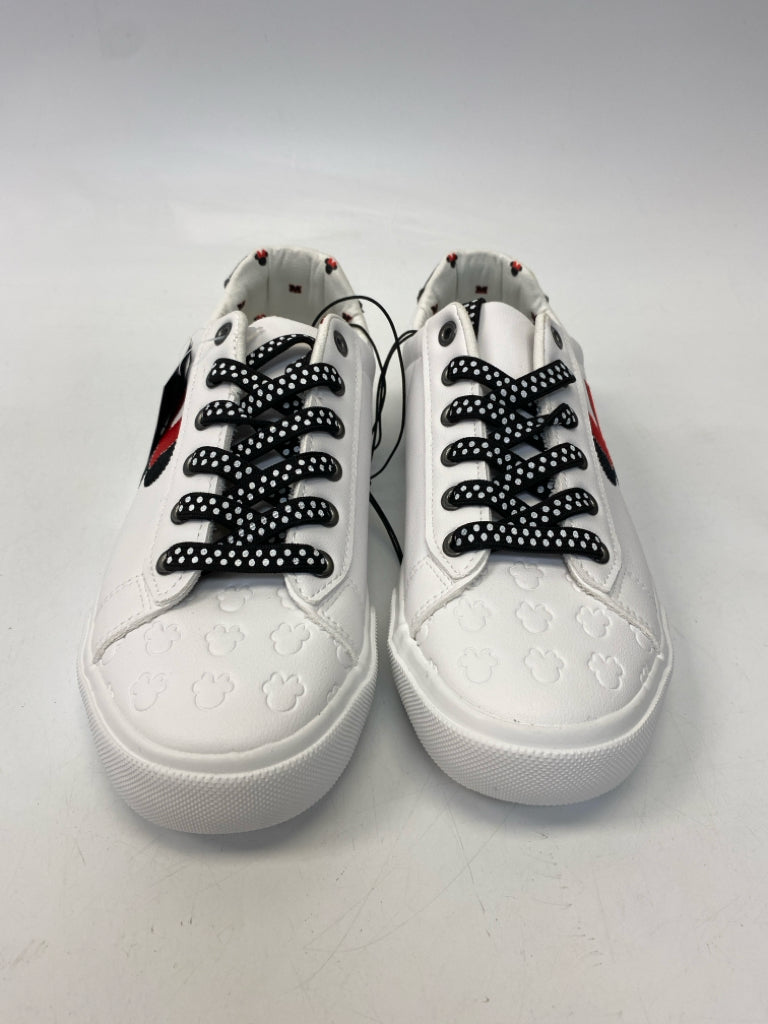 Groundup  Size 8 White Black Minnie Sneakers