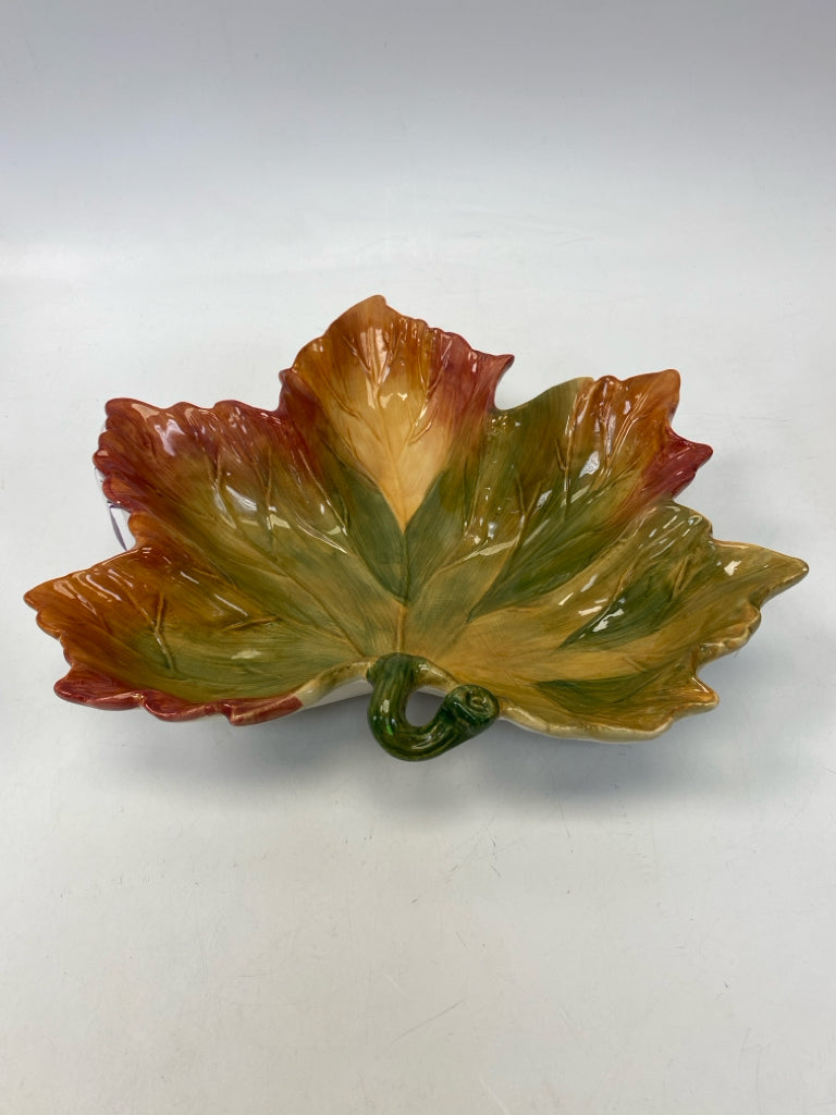 Green Orange/Red Ceramic Fall