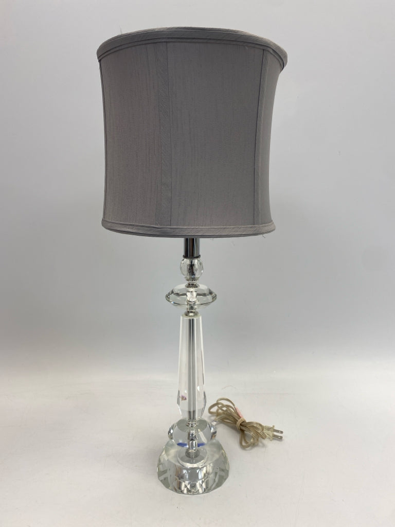 Clear Gray Lamp