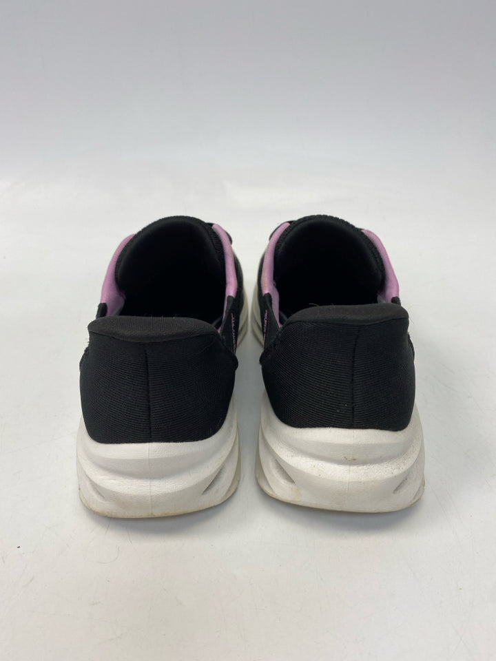 Skechers  Size 6 Black Lavender Sneakers