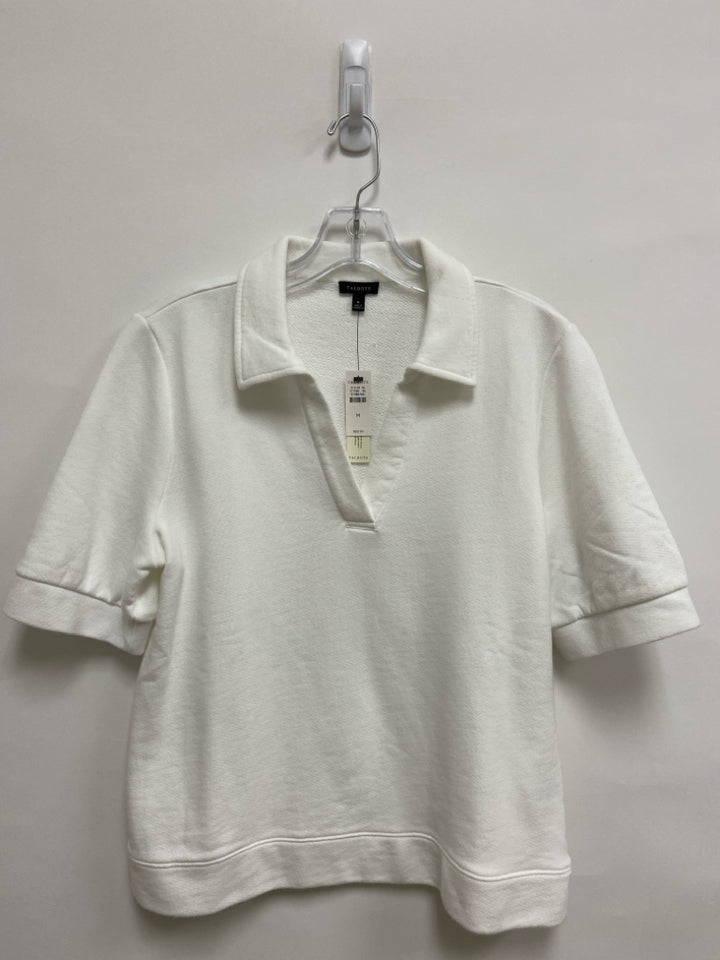 NWT Talbots Size M White V Neck Ladies Top