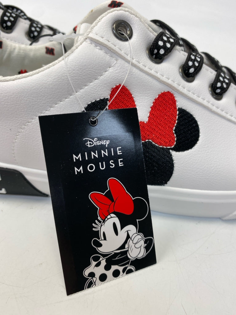 NWT Groundup  Size 8 White Black Minnie Sneakers