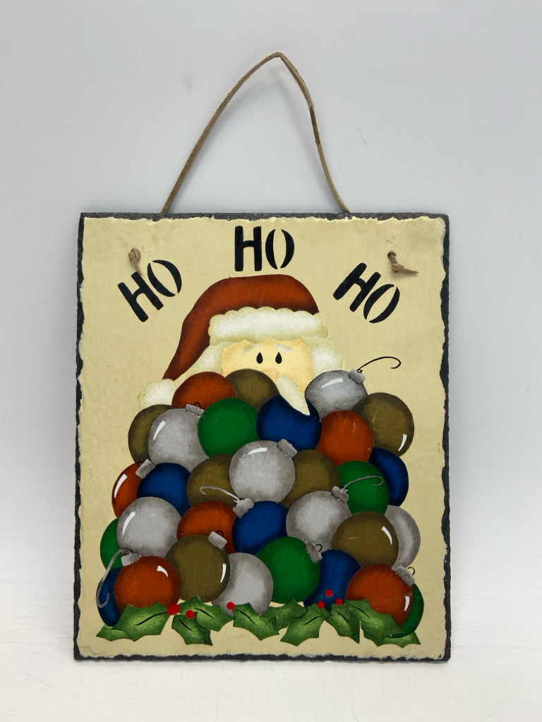 Red/White Multi Color Slate Christmas
