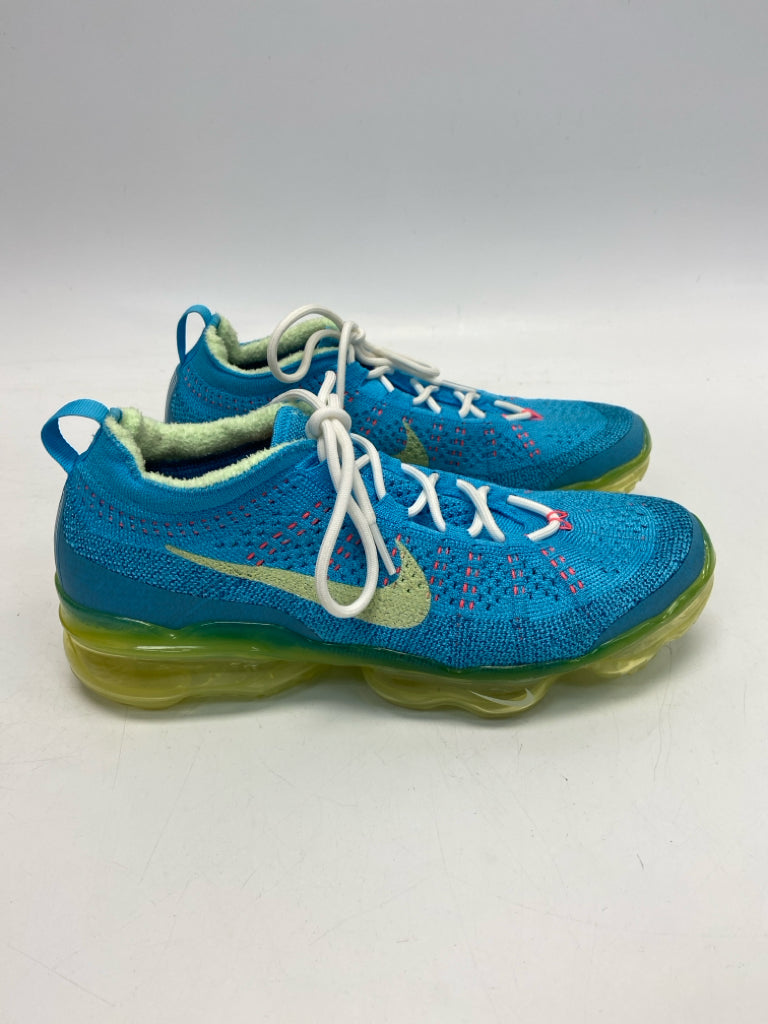 Nike  Size 8 Blue Green/White Lace-up Sneakers