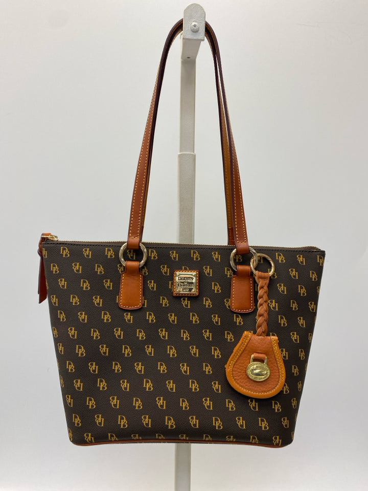 Dooney &amp; Bourke Dark Brown Signature Handbag