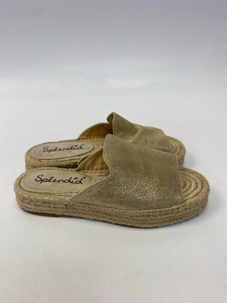 Splendid  Size 5 Gold Sandals