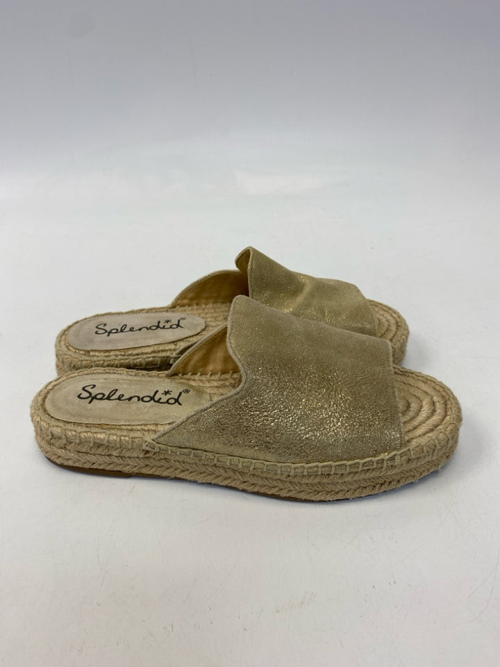 Splendid  Size 5 Gold Sandals