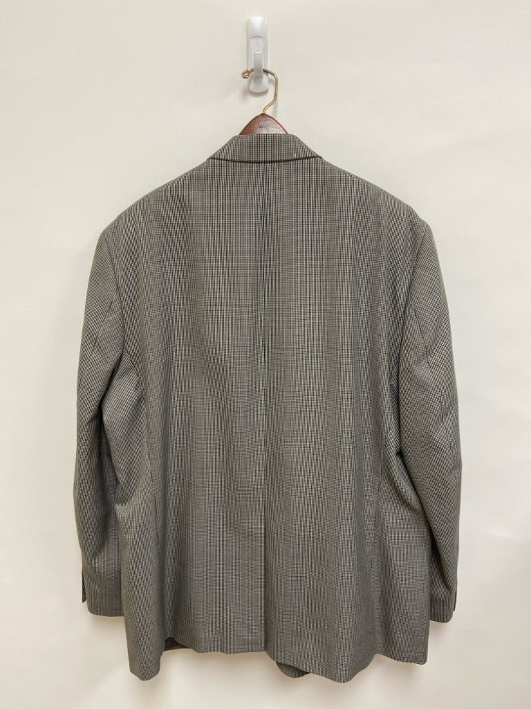 Lauren Ralph Lauren Size 48R Dark Gray Gray/Blue Houndstooth Men&