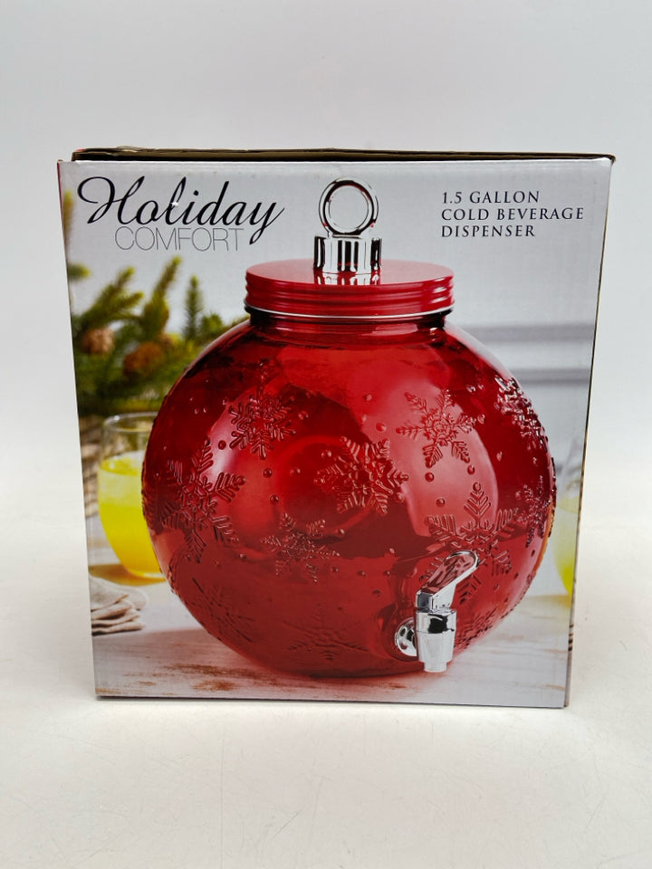 Red Snowflakes Christmas