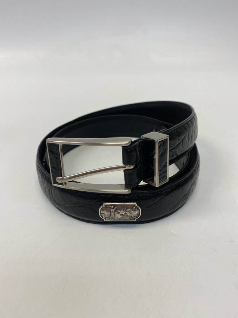 Size 38 Black Silver Golf Men&