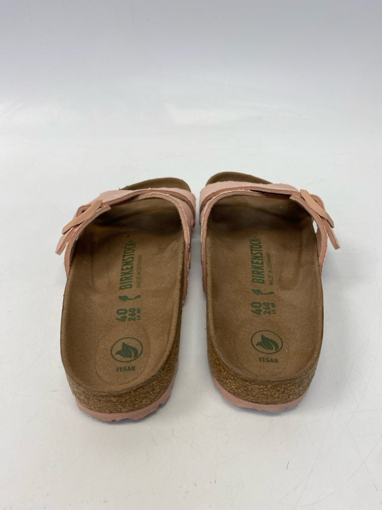 Birkenstock  Size 9 Pink Crisscross Canvas Sandals