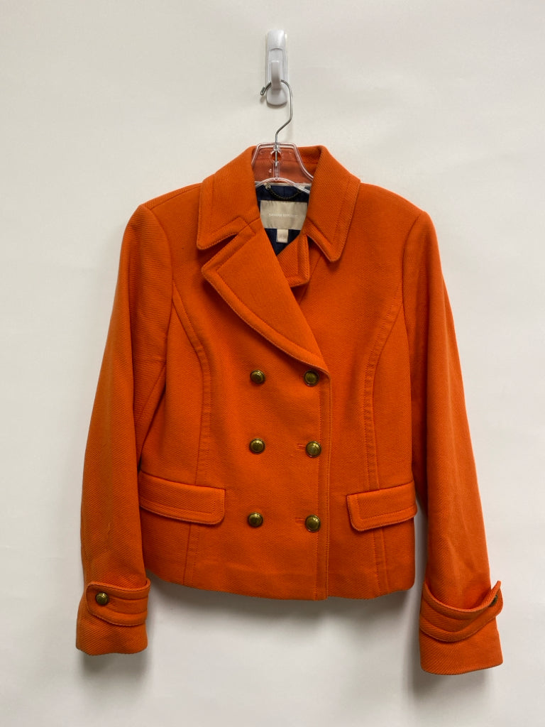 Banana Republic Size S Orange Double-Breasted Ladies Jacket