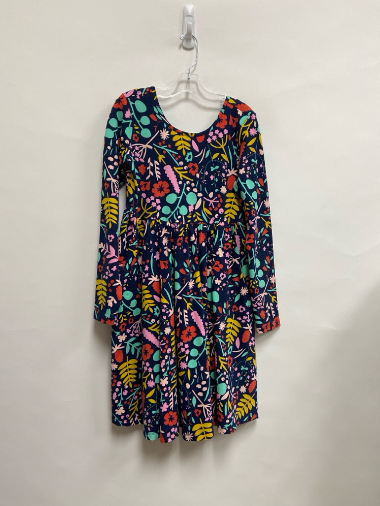 hanna Andersson SIZE 12 Navy Multi Color Print Girl&
